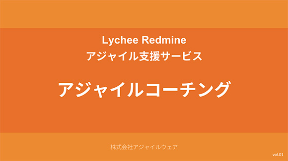 アジャイル導入支援コーチングサービス資料